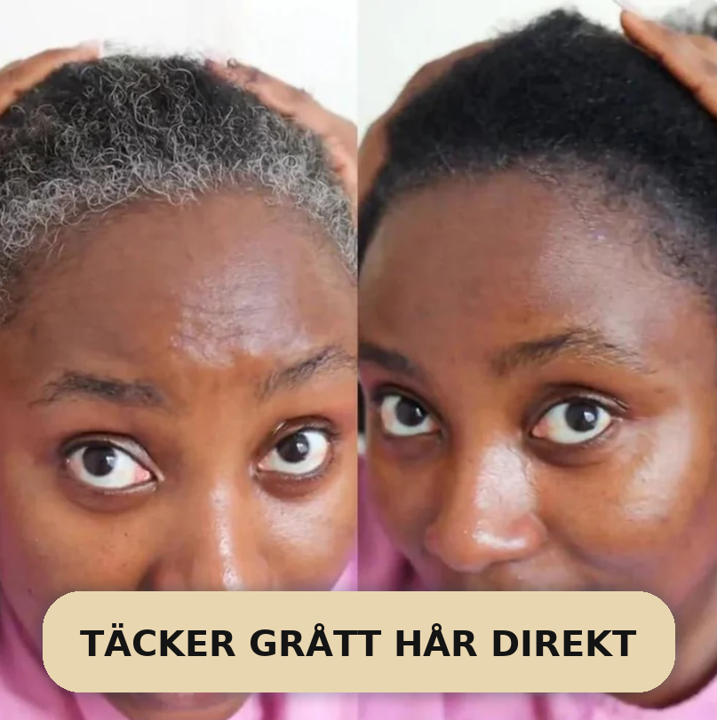 Så färgar du bort grått hår på 10 minuter – hemma